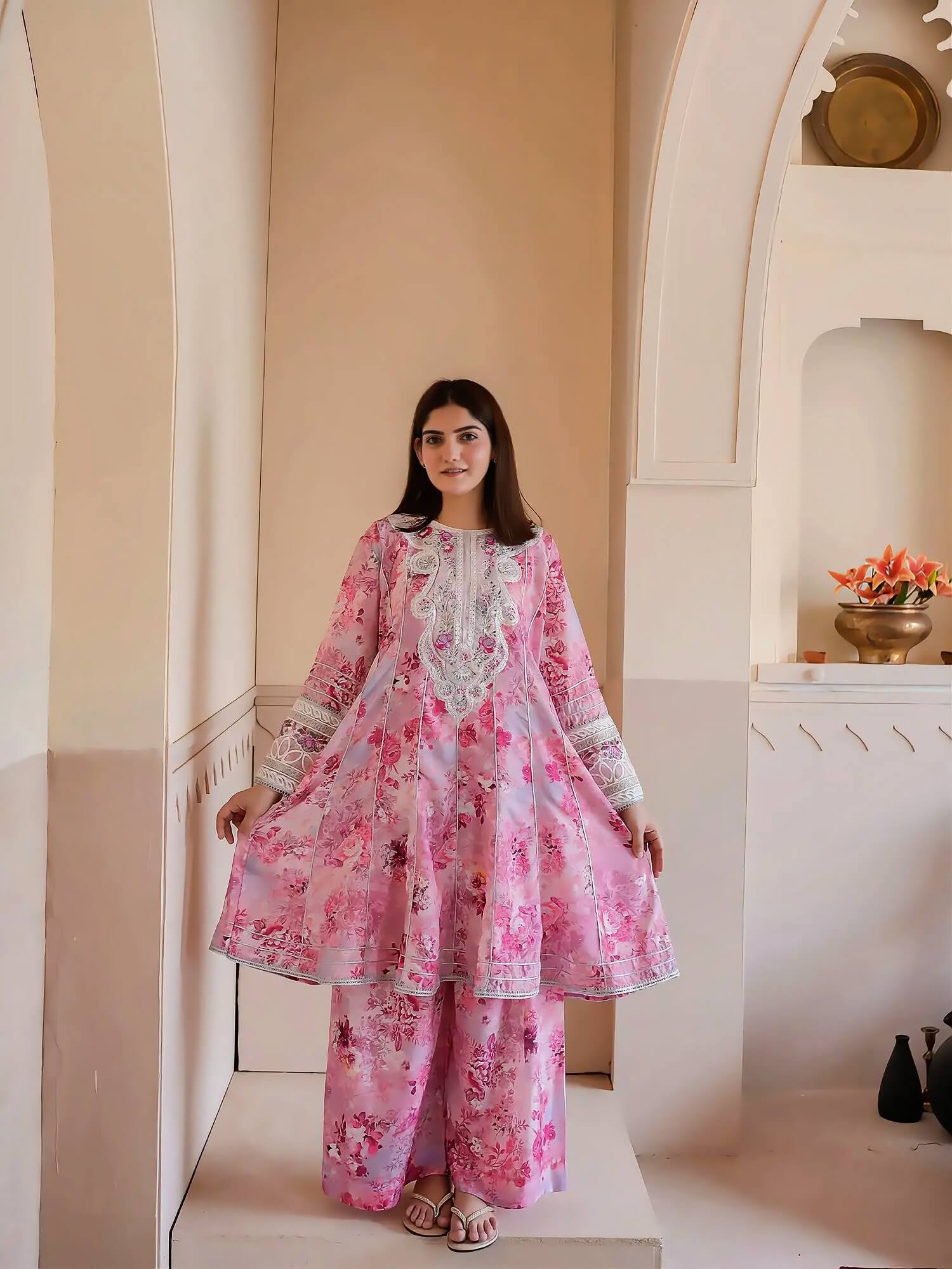 Florenza – 2-Piece Floral Suit