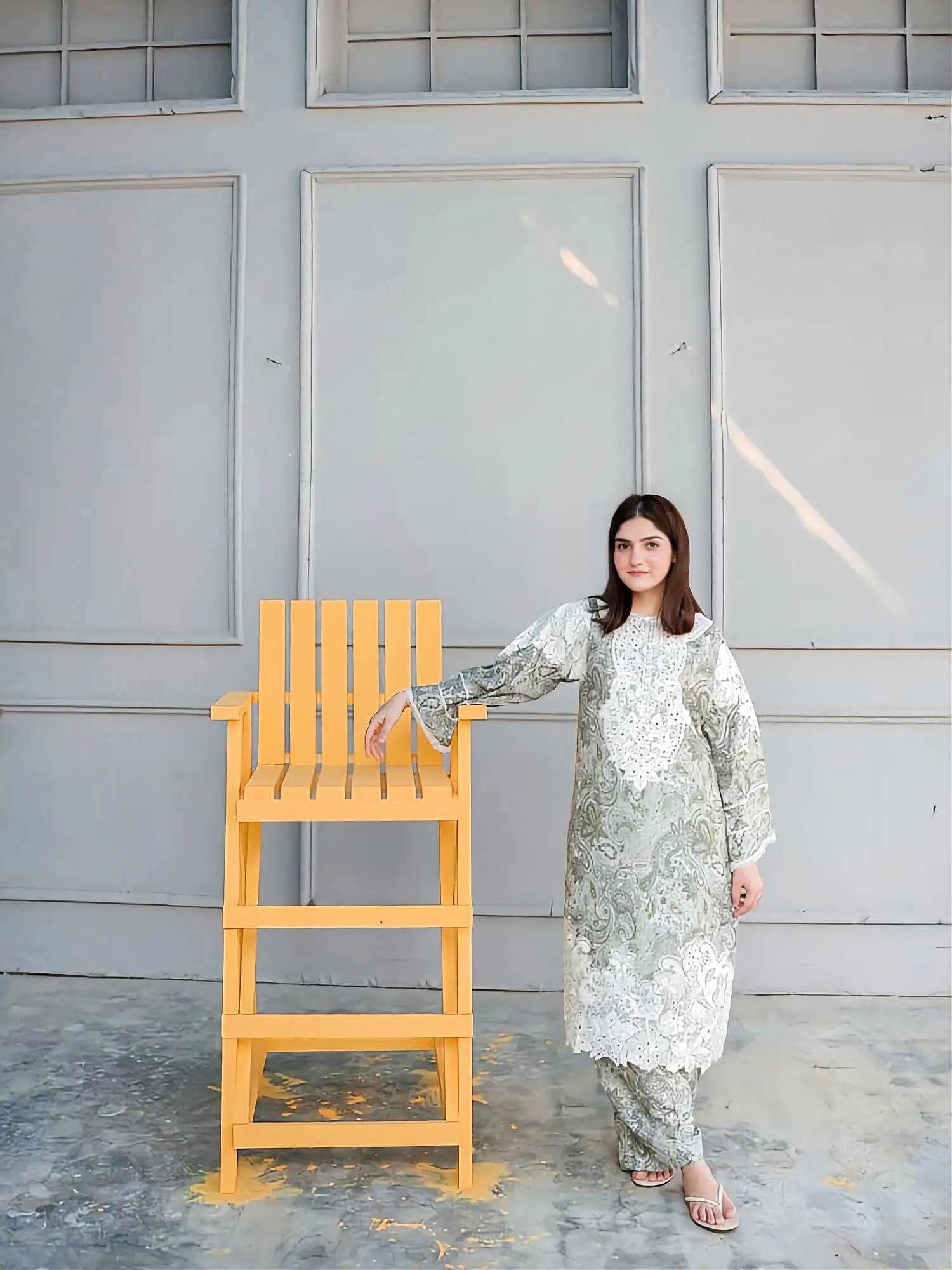 Noor – 2-Piece Embroidered Suit